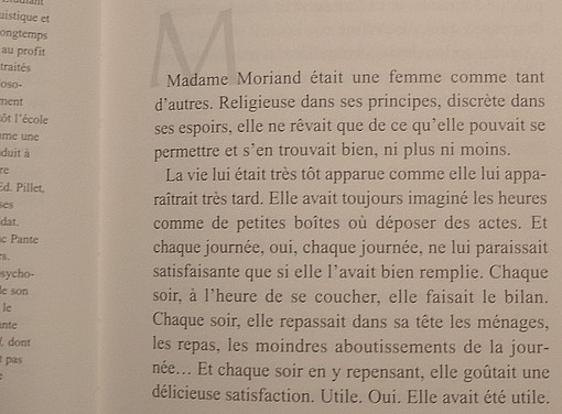 Extrait de Madame Moriand